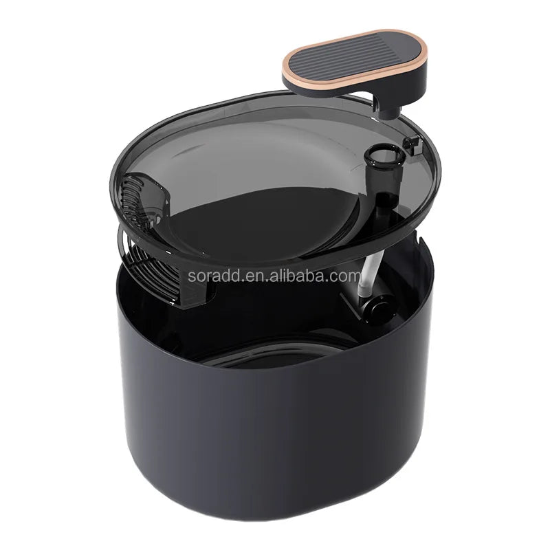 2025 Large Capacity Smart Pet Water Dispenser Accessories Automatic Circulate Filtering Cat and Dog 3L Water Fountain
